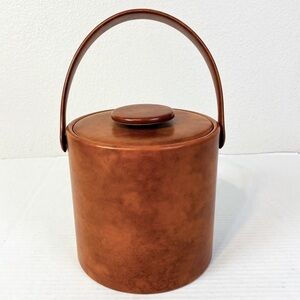 Kraftware Vinyl Retro Insulated Ice Bucket